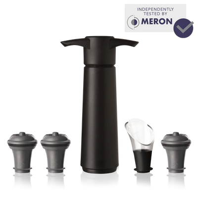 Vacu Vin Original Wine Saver Set Black