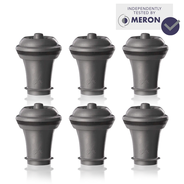 Vacu Vin Original Wine Stoppers Set Of 6 (For Wine Saver) - iQ living