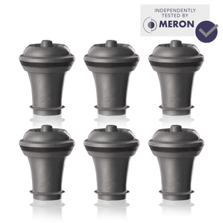 Vacu Vin Original Wine Stoppers Set Of 6 (For Wine Saver)