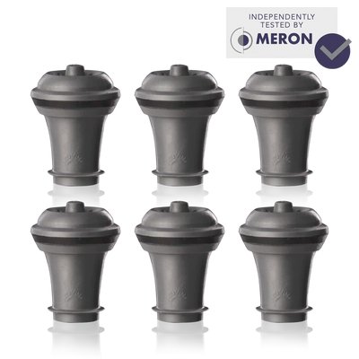 Vacu Vin Original Wine Stoppers Set Of 6 (For Wine Saver) - iQ living