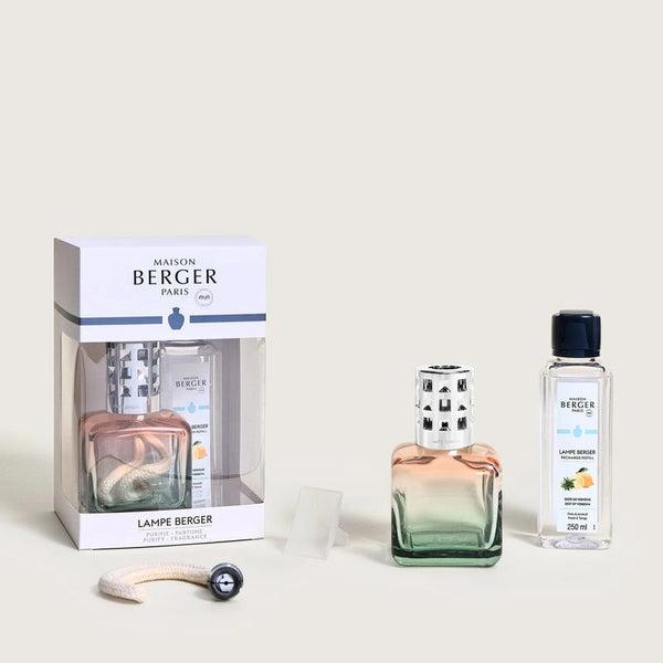 Maison Berger Ice Cube Peach & Green Lamp Gift Set - iQ living