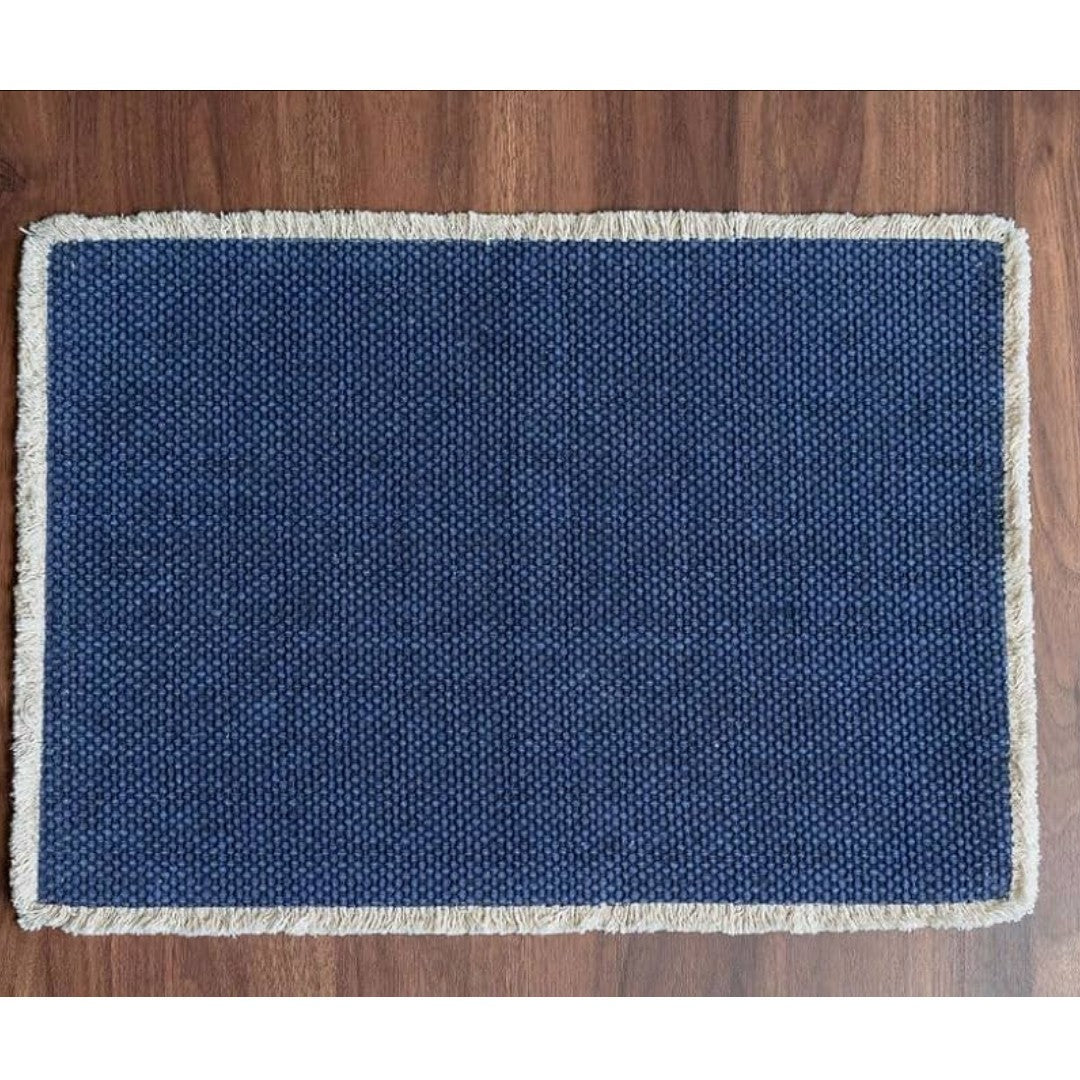 Fabstyles Bali Placemat Rectangular 14" x 20" - Indigo Blue