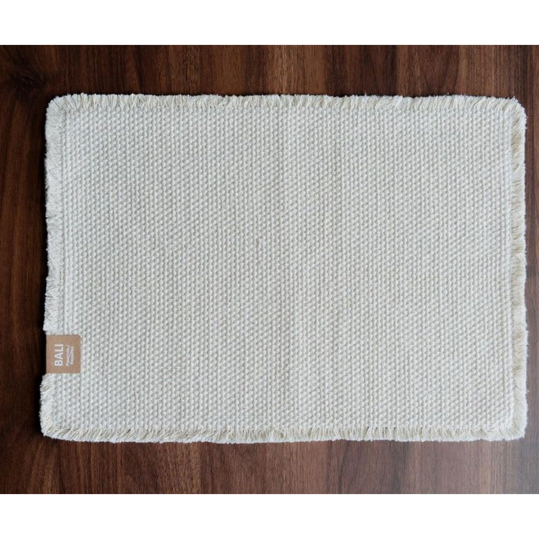 Fabstyles Bali Placemat Rectangular 14" x 20" - Natural