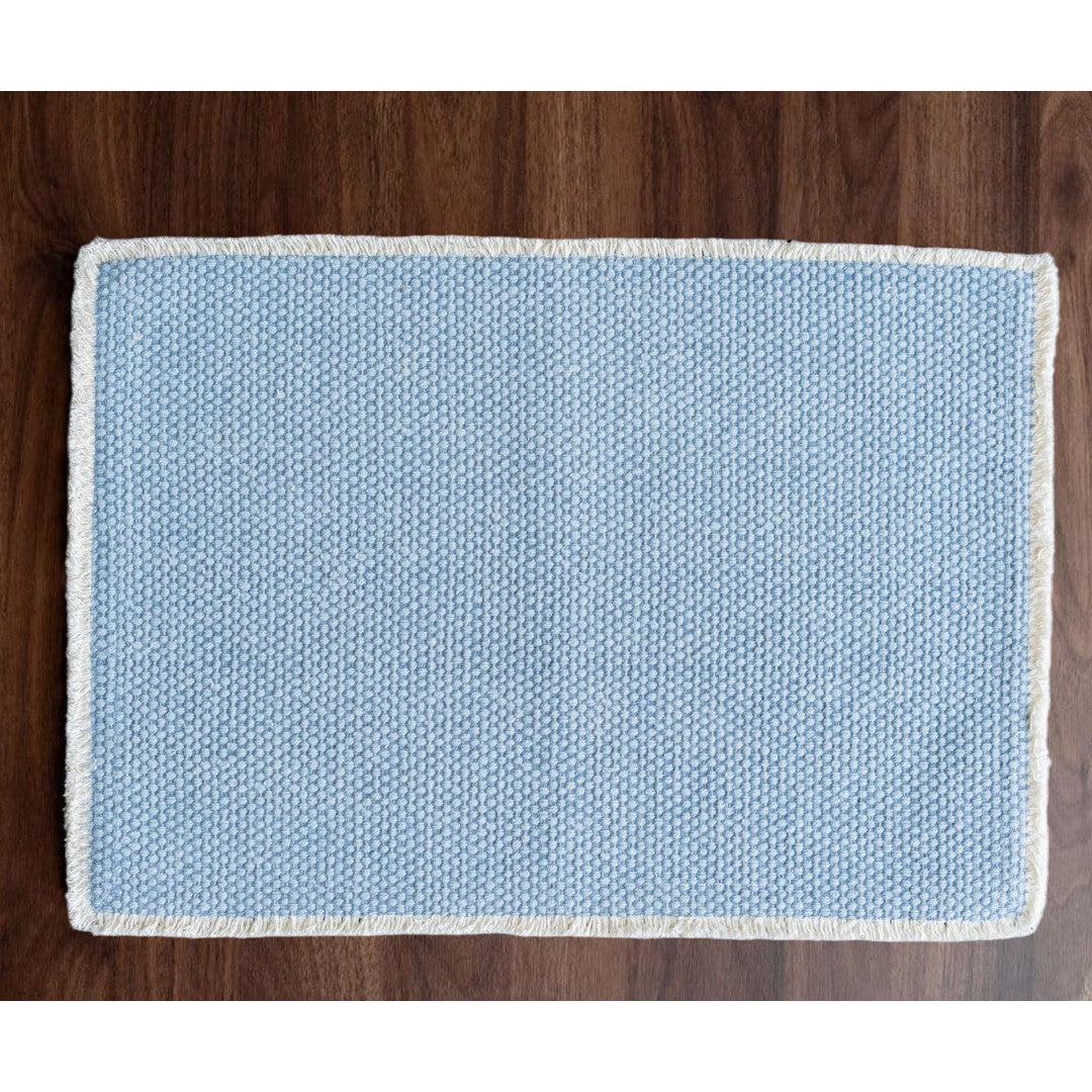 Fabstyles Bali Placemat Rectangular 14" x 20" - Dusty Blue