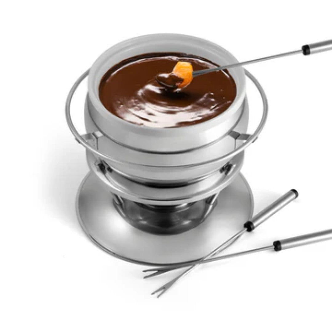 Swissmar 11-Piece Stainless Steel Fondue Set - iQ living