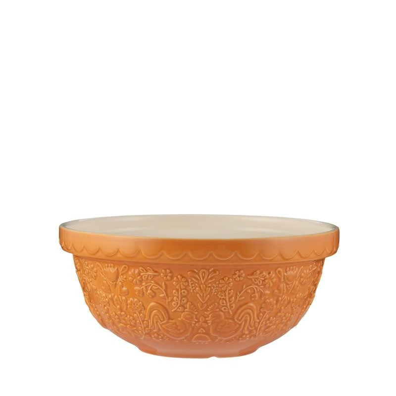 Mason Cash Mixing Bowl Home To Roost Orange 2L - iQ living
