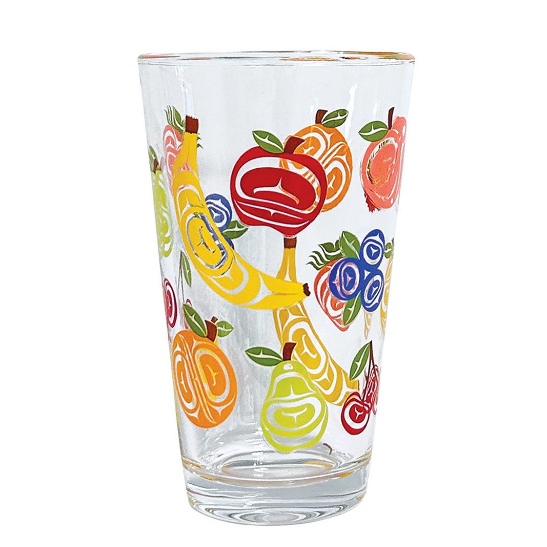 Native Northwest Glass Tumbler 10.5oz - Fruit Salad