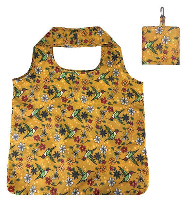 Native Northwest Shopping Bag Yellow Hummingbird