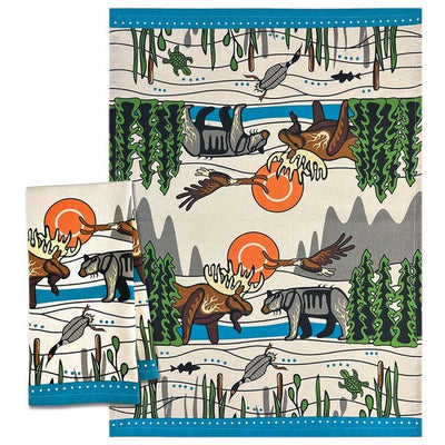 Native Northwest Cotton Tea Towel All My Relatives