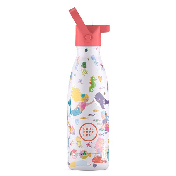 Cool Bottles 12oz Kids Water Bottle - Sweet Mermaids