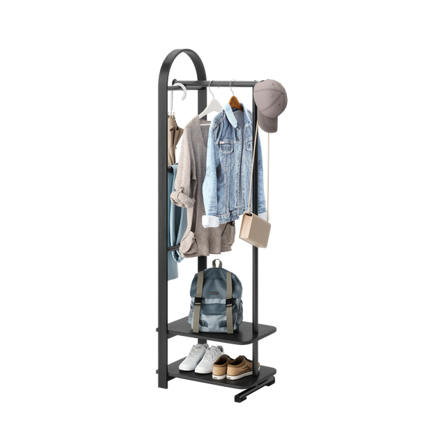 Umbra Bellwood Coat Rack - Midnight Black