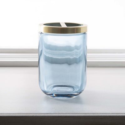 Moda At Home Jasper Blue Toothbrush Holder
