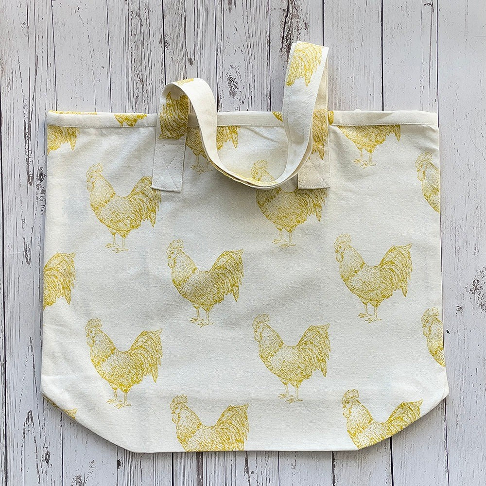 Mahogany Tote Bag Rooster Dijon