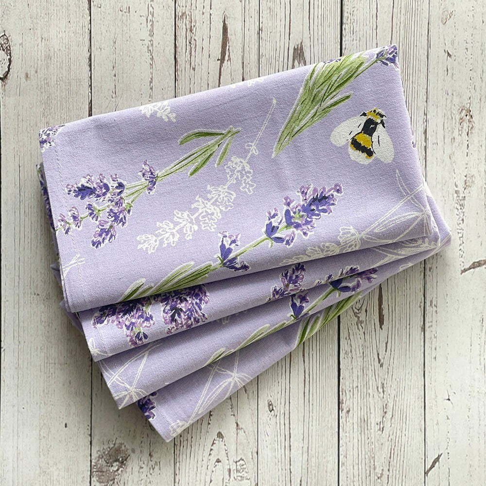 Mahogany Napkin Set Of 4 Lavender