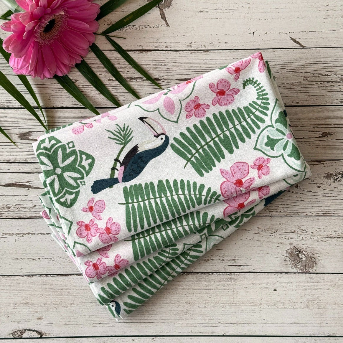 Mahogany Napkin Set Of 4 Tropical