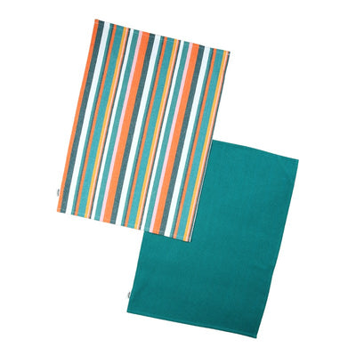 Dexam UK Striped Tea Towel Set Of 2