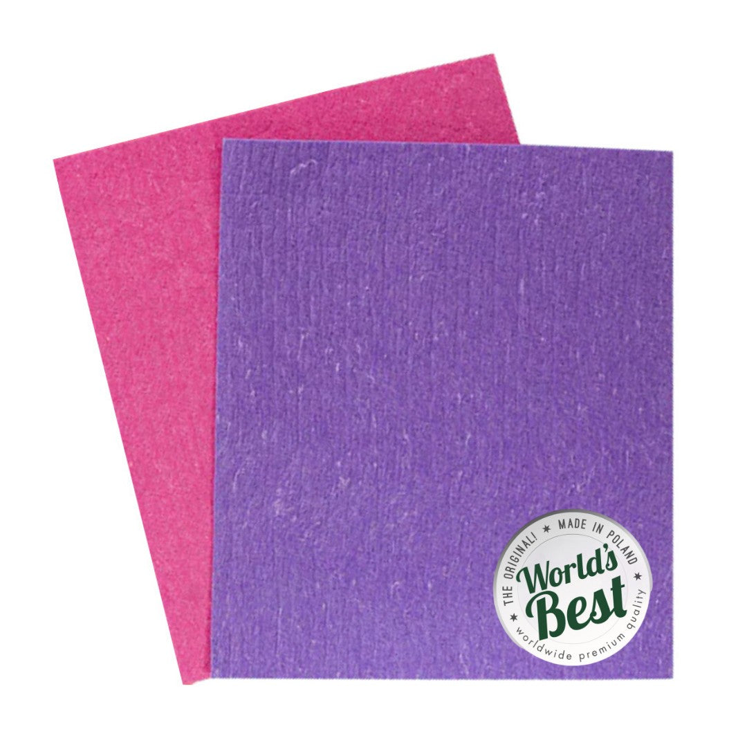 World's Best Swedish Dishcloth 2 Pack - Assorted