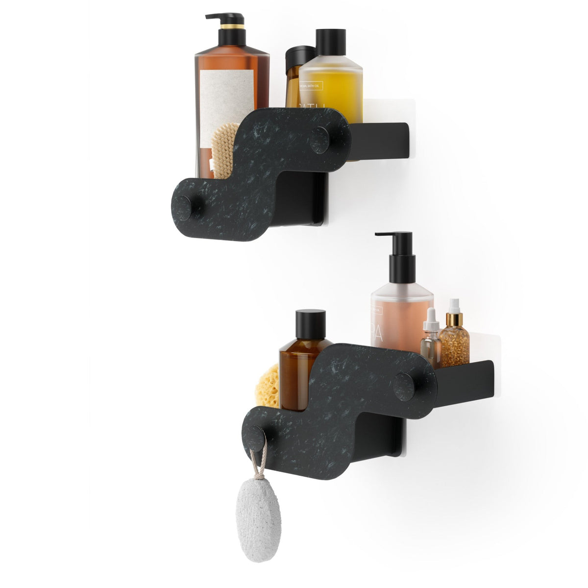 Umbra Nami Adhesive Shower Bins Set Of 2