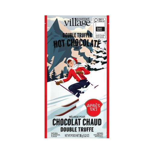 Gourmet du Village Hot Chocolate - Après Ski Downhill Skier