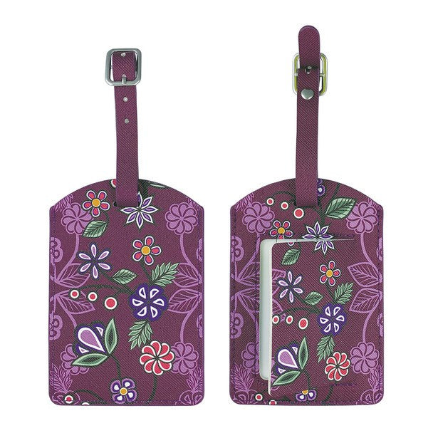 Native Northwest Luggage Tag Ojibwe Florals