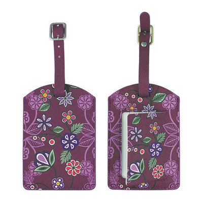 Native Northwest Luggage Tag Ojibwe Florals