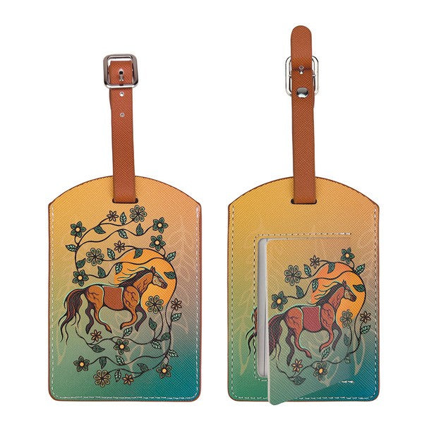 Native Northwest Luggage Tag Horse