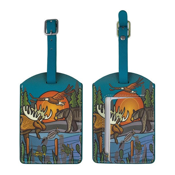 Native Northwest Luggage Tag All My Relatives