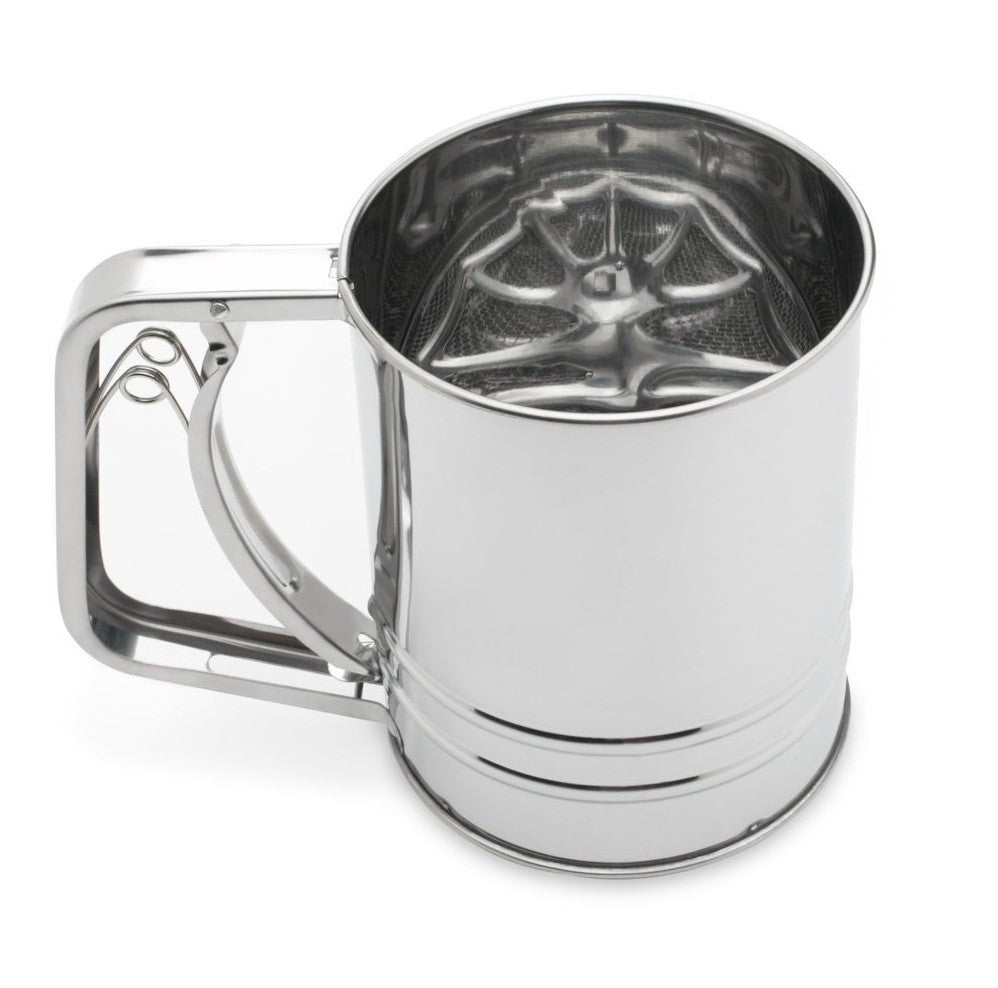 Fox Run Stainless Steel Flour Sifter, 3 Cup