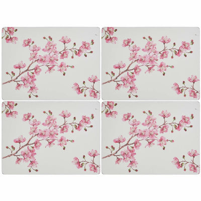 Pimpernel Placemat Pink Blossom Set Of 4