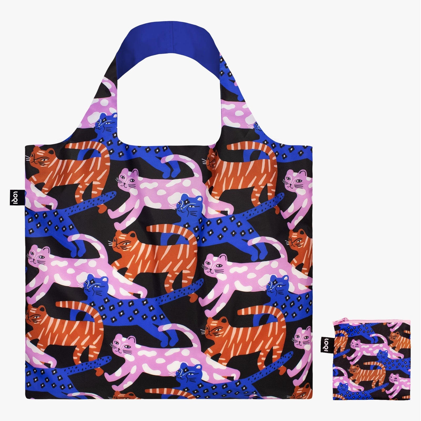 LOQI Tote Bag - Glitter Power Cats