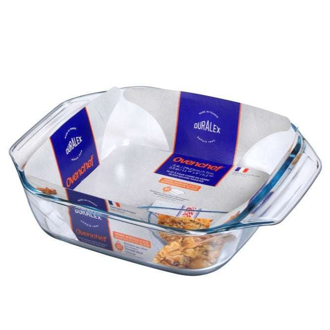 Duralex OvenChef Square Baking Dish 2.4L