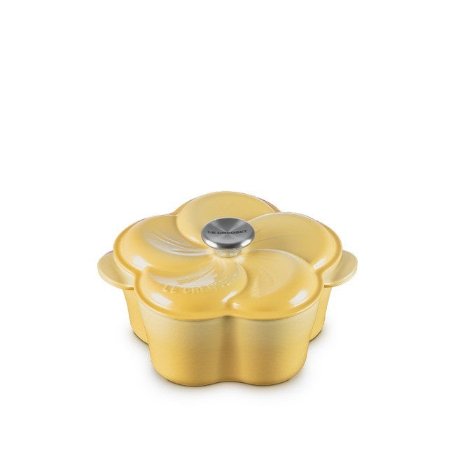 Le Creuset Enameled Cast Iron Petal Cocotte Camomille 2L