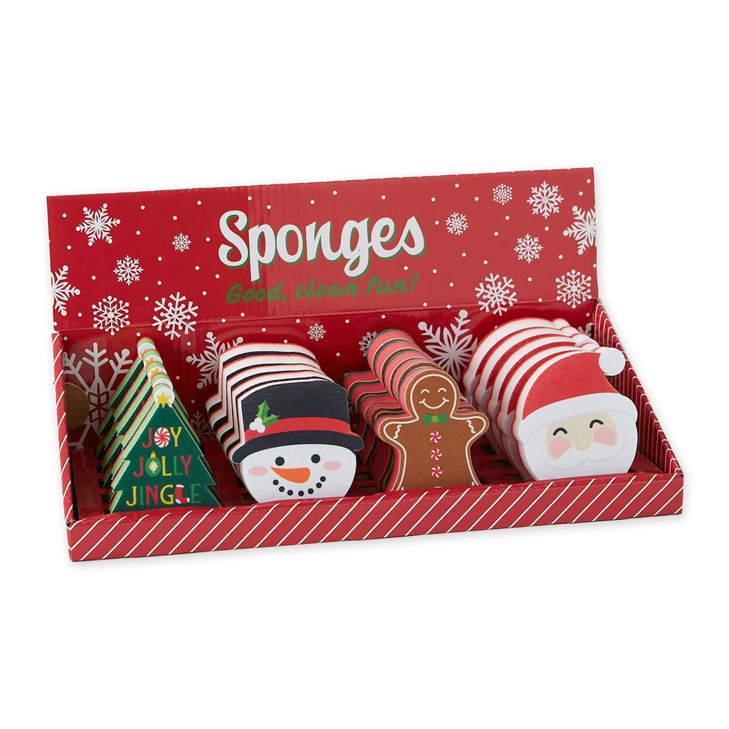 Design Imports Christmas Classic Sponges - Assorted