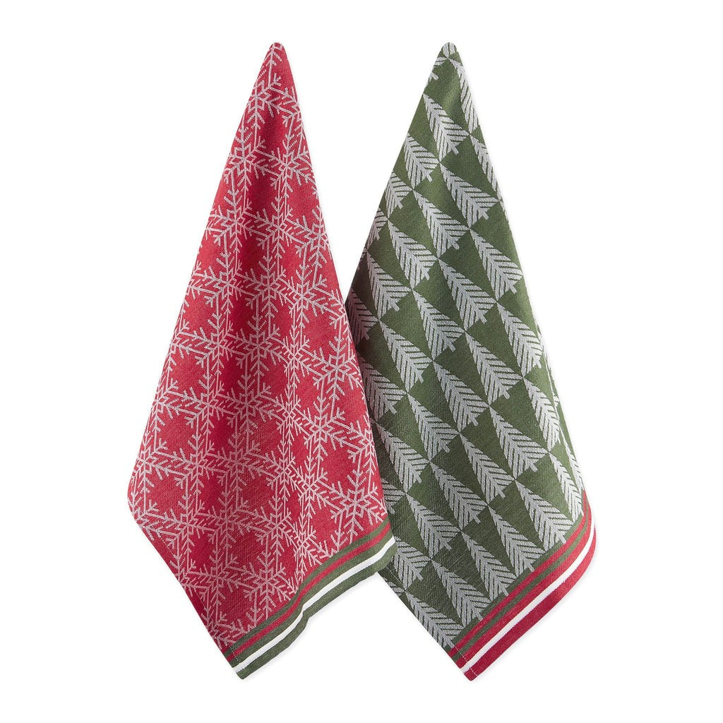 Design Imports Christmas Jacquard Towel Balsam Stroll - Each