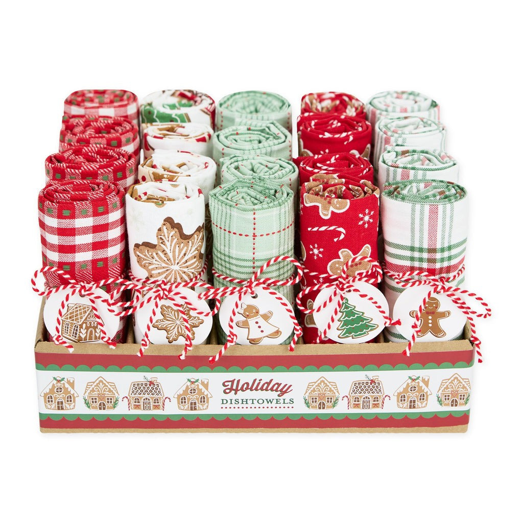 Design Imports Christmas Sugar &amp; Spice Dishtowel - Assorted