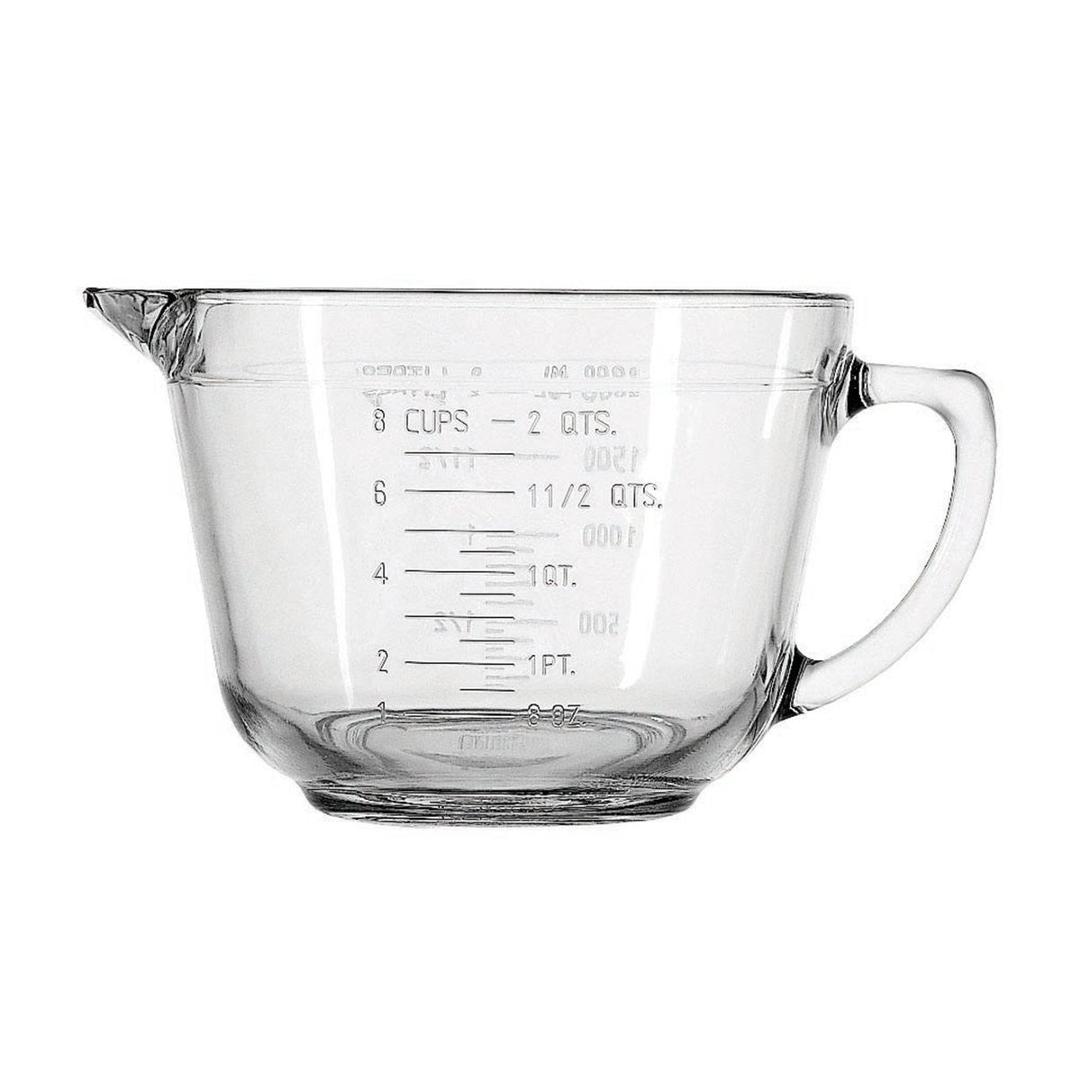 Anchor Hocking Glass Batter Bowl 2Qt