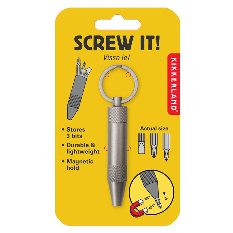 Kikkerland Screw It! Mini Screw Driver