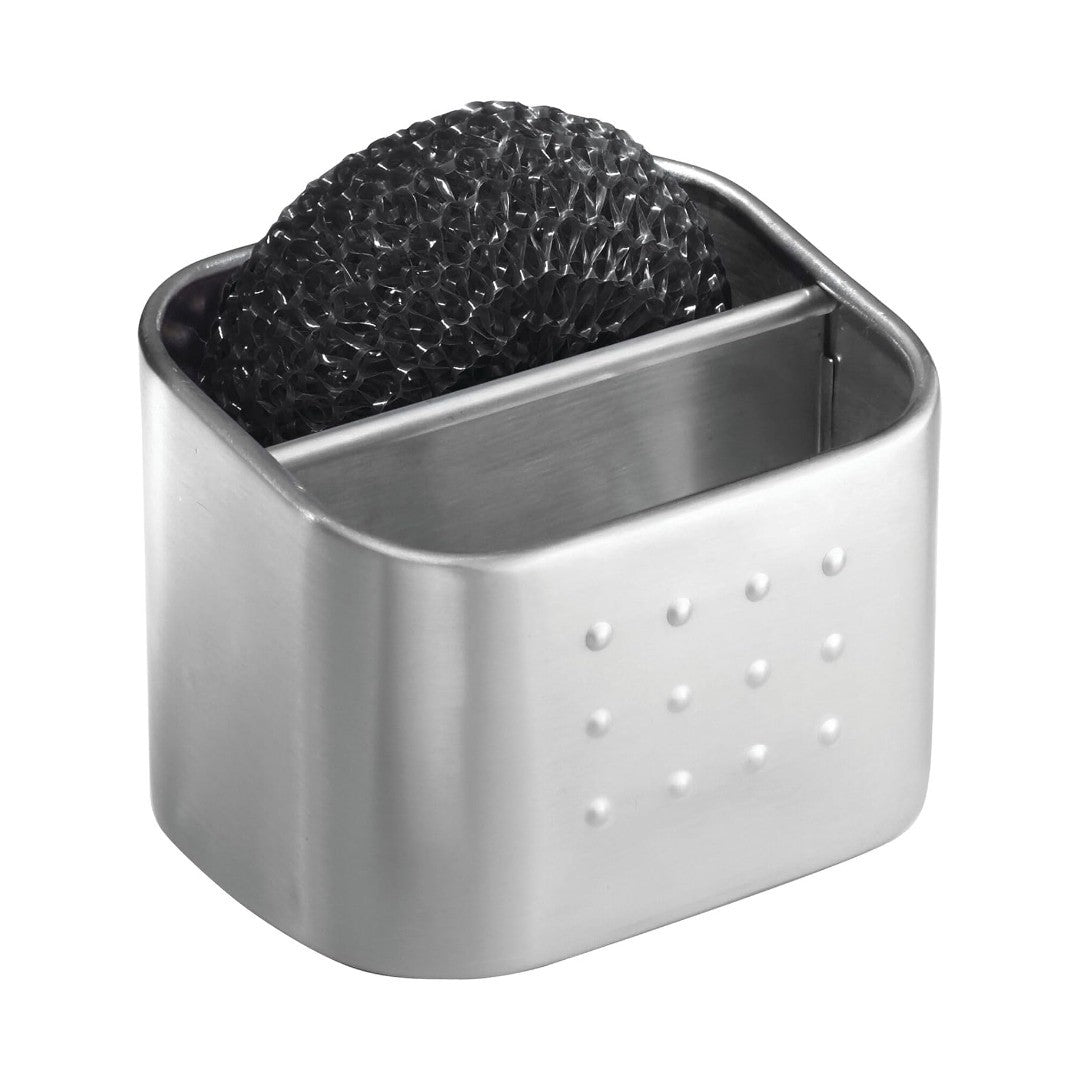 iDesign Forma Stainless Steel Sponge Holder + Sponge