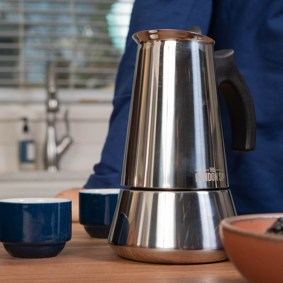 London Sip Stovetop Espresso Maker 6 Cup