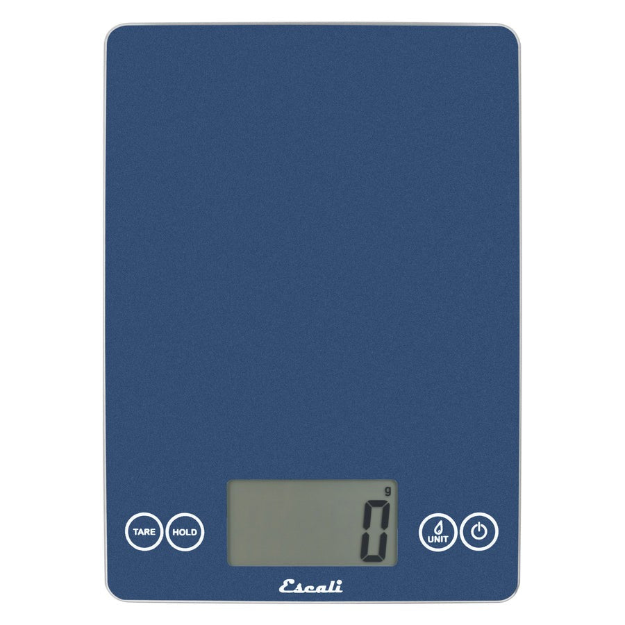 Escali Arti Glass Kitchen Scale - Blue Mirage