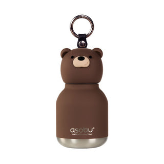 Asobu Mini Bestie Bottle 6.7oz Brown Bear