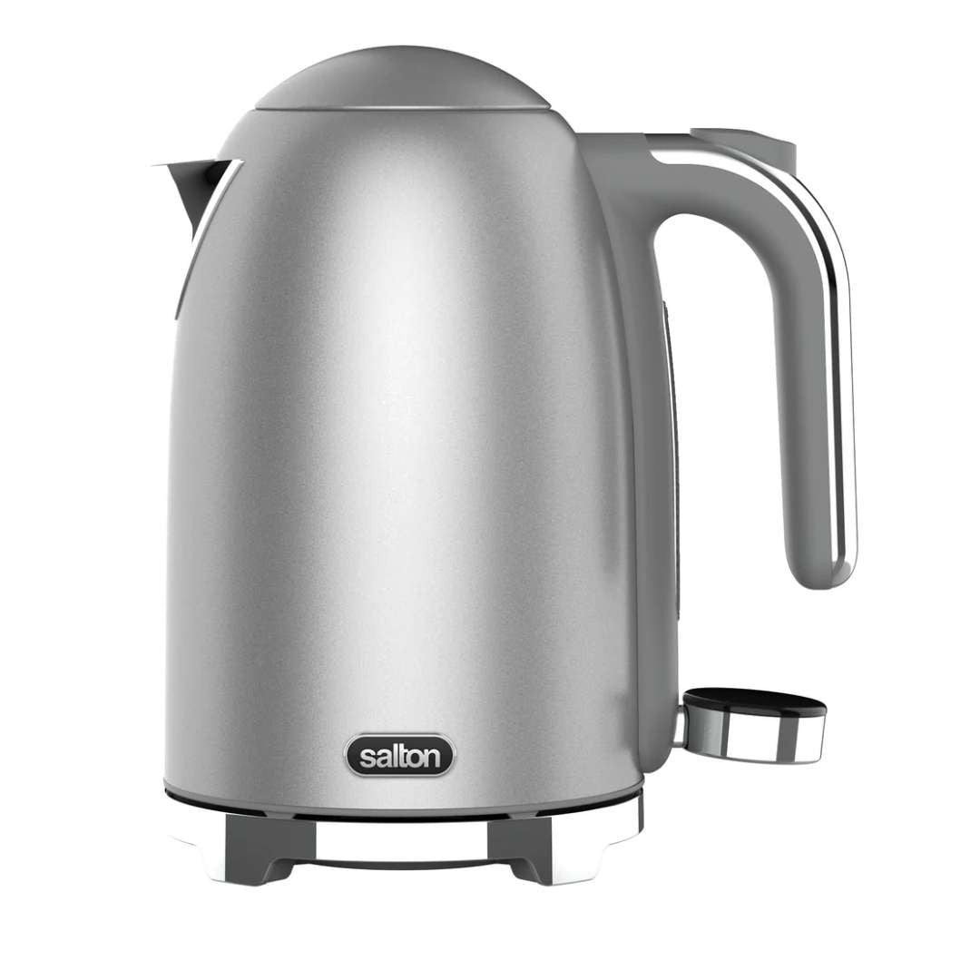 Salton NuRetro 1.7L Digital Kettle - Silver