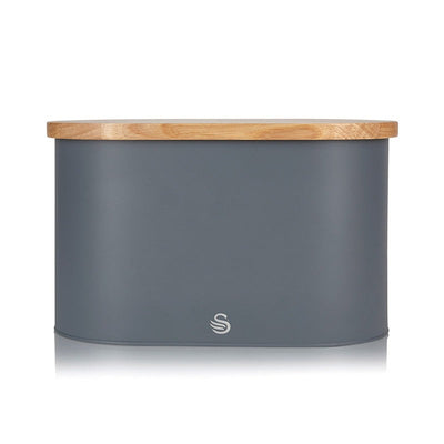 Swan Nordic Bread Bin - Grey