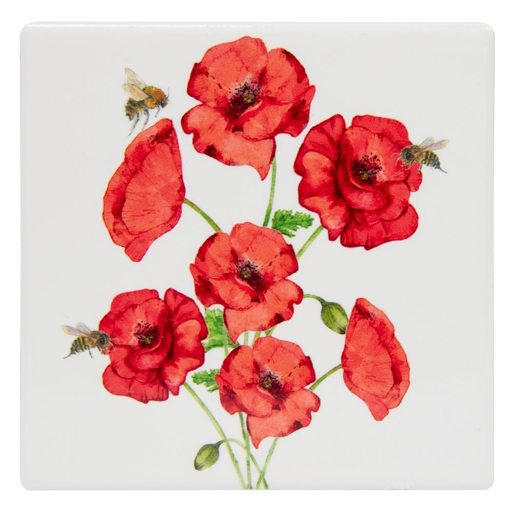 Lesser & Pavey Coaster 4" Poppy