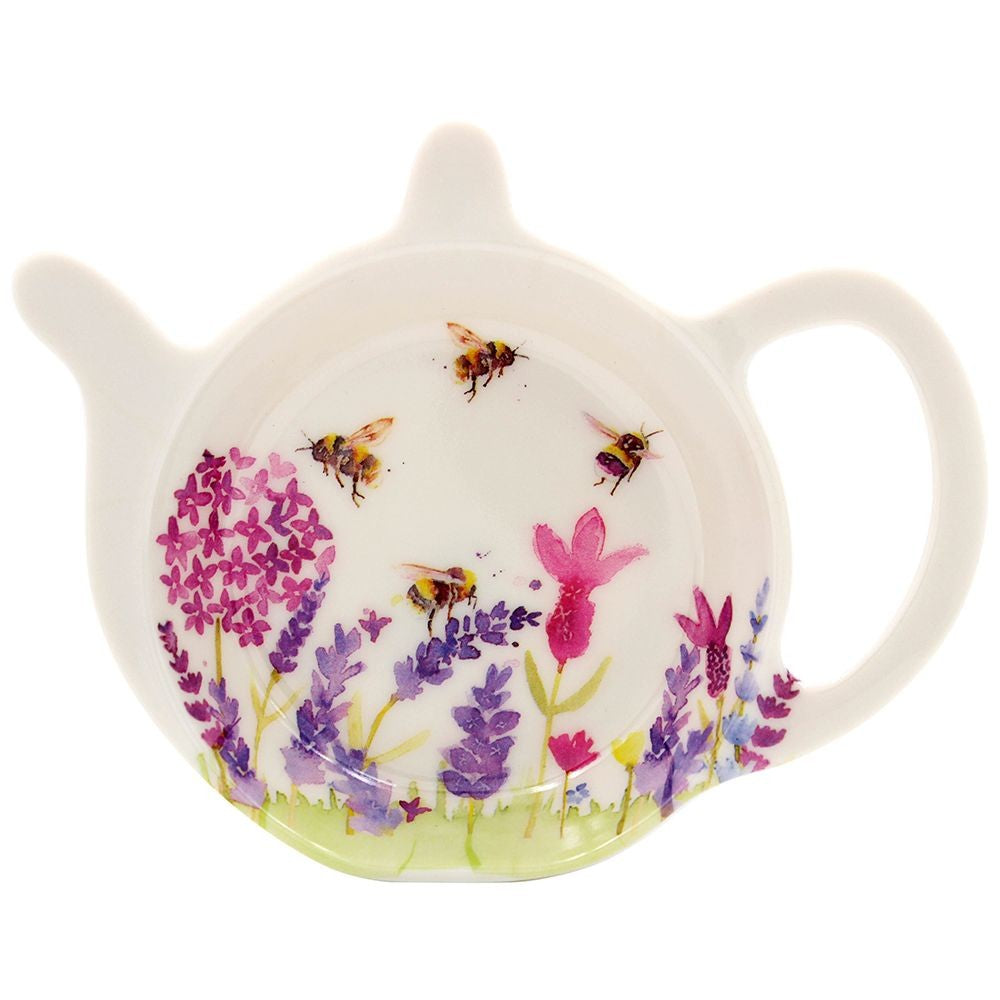 Lesser & Pavey Tea Bag Holder Lavender & Bees