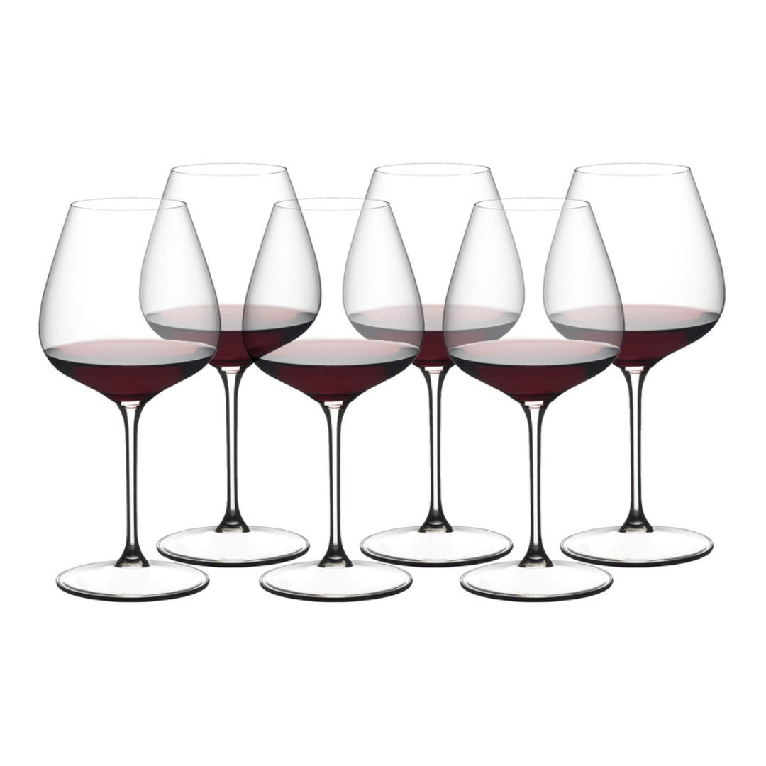 Riedel Grape Pinot Noir Red Wine Value Glass Set Of 6