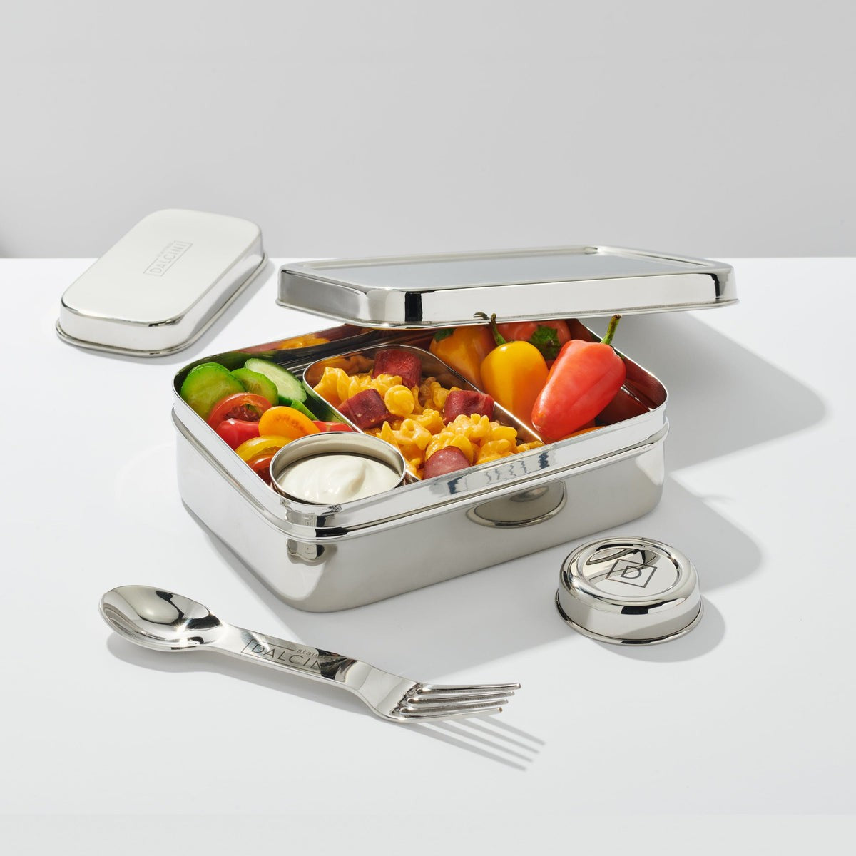 Dalcini 'Lunch For One' Stainless Steel Set
