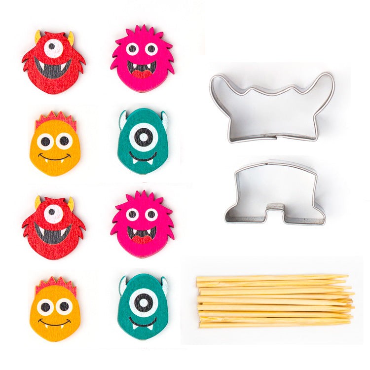 Kikkerland Monster Fruit Pick Set