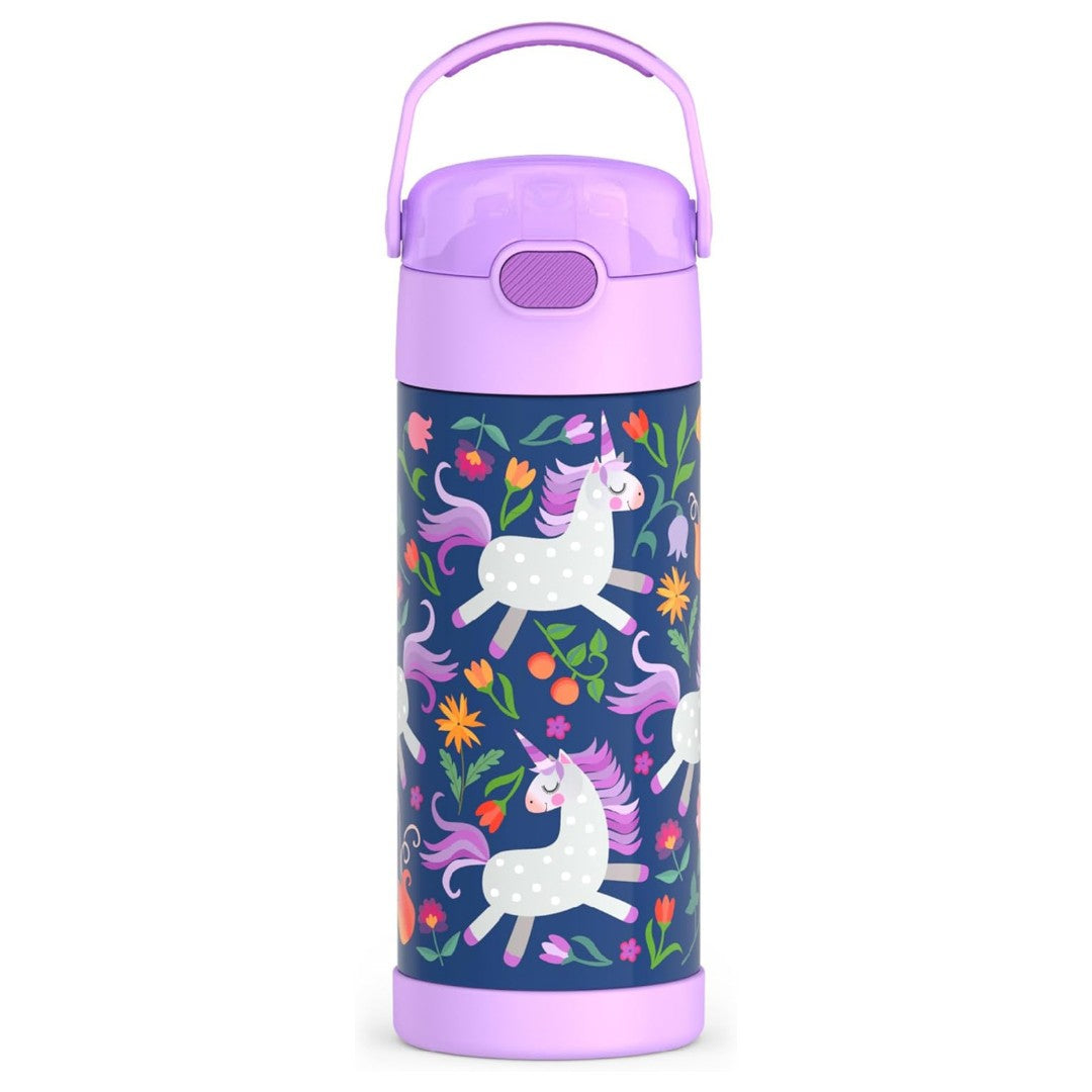 Thermos FUNtainer 14oz Water Bottle Unicorn Blooms
