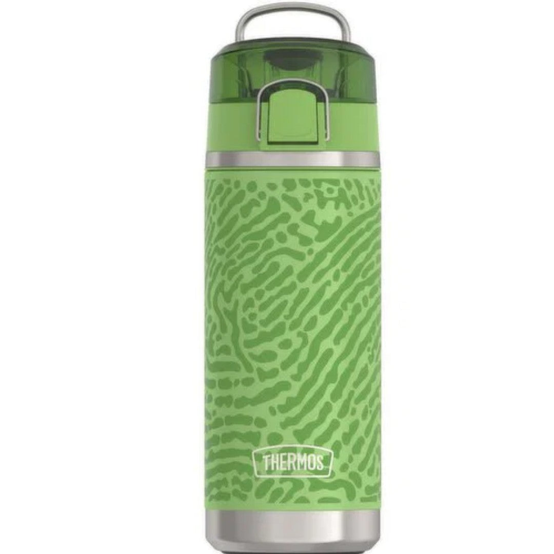 Thermos FUNtainer 18oz Water Bottle Thumbprint Green